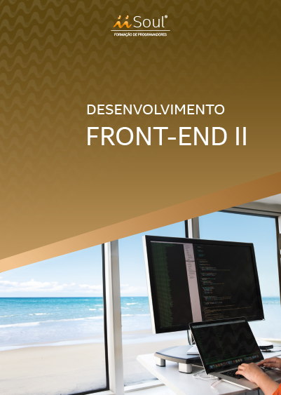 Capa do conteúdo Desenvolvimento Front-End II — Intermediário